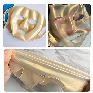 3D Маска для лица Многоразовая Силиконовая Маска для лица Паровая Водонепроницаемая Увлажняющая Косметическая Маска synthetic.ua - Фото 1