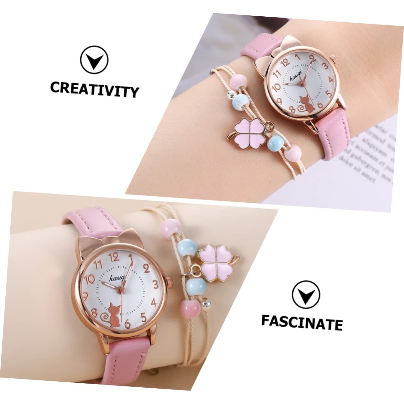 Годинник LIFKOME Кот годинник для жінок, сплав, фото №4