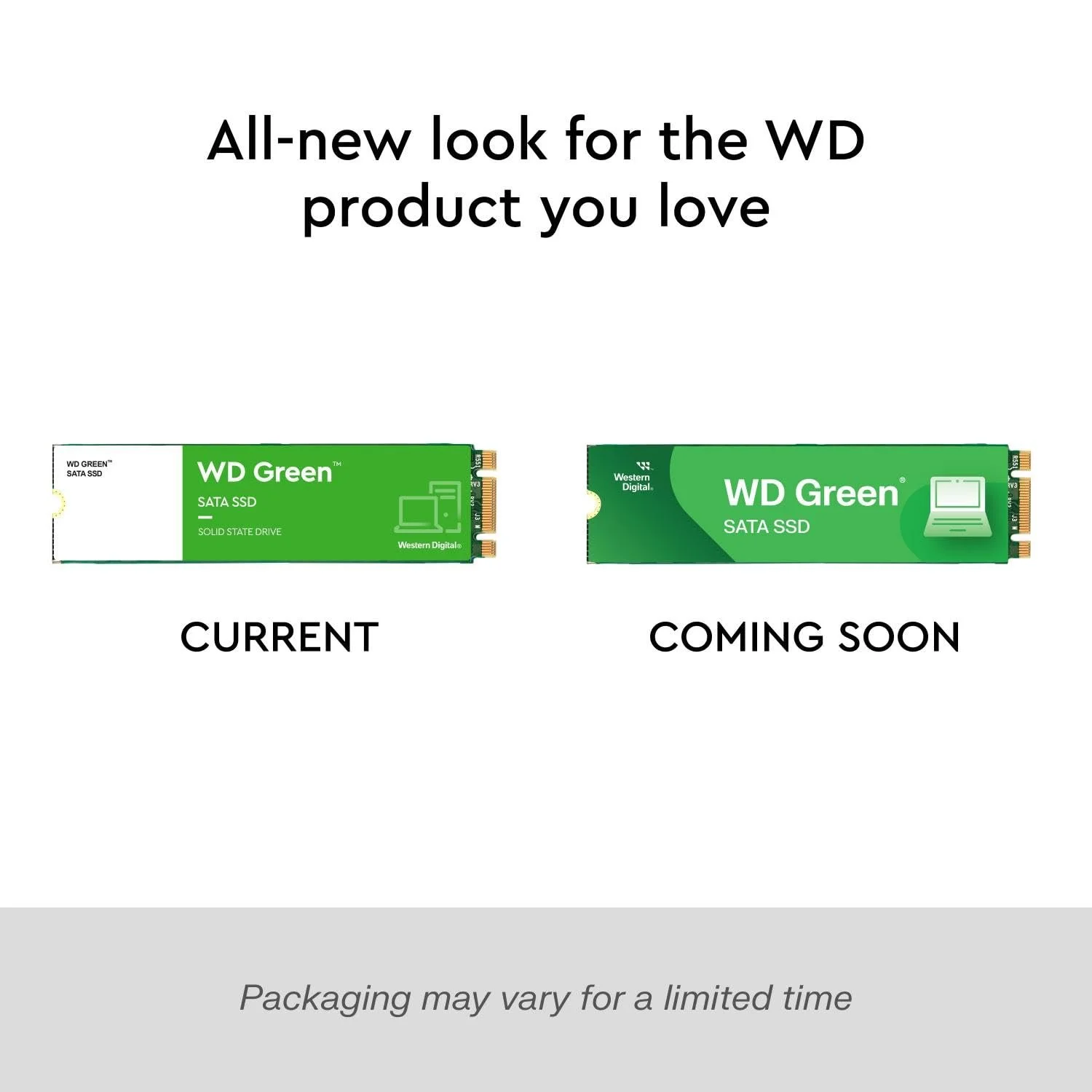 Internal SSD WD Green 480GB SATA M.2 2280 Green, фото №3