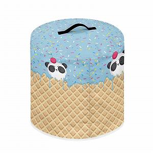 Чехол ZIATUBLES Panda Icecream Print Slow Cooker для горшка 3 qt synthetic.ua - Фото 1