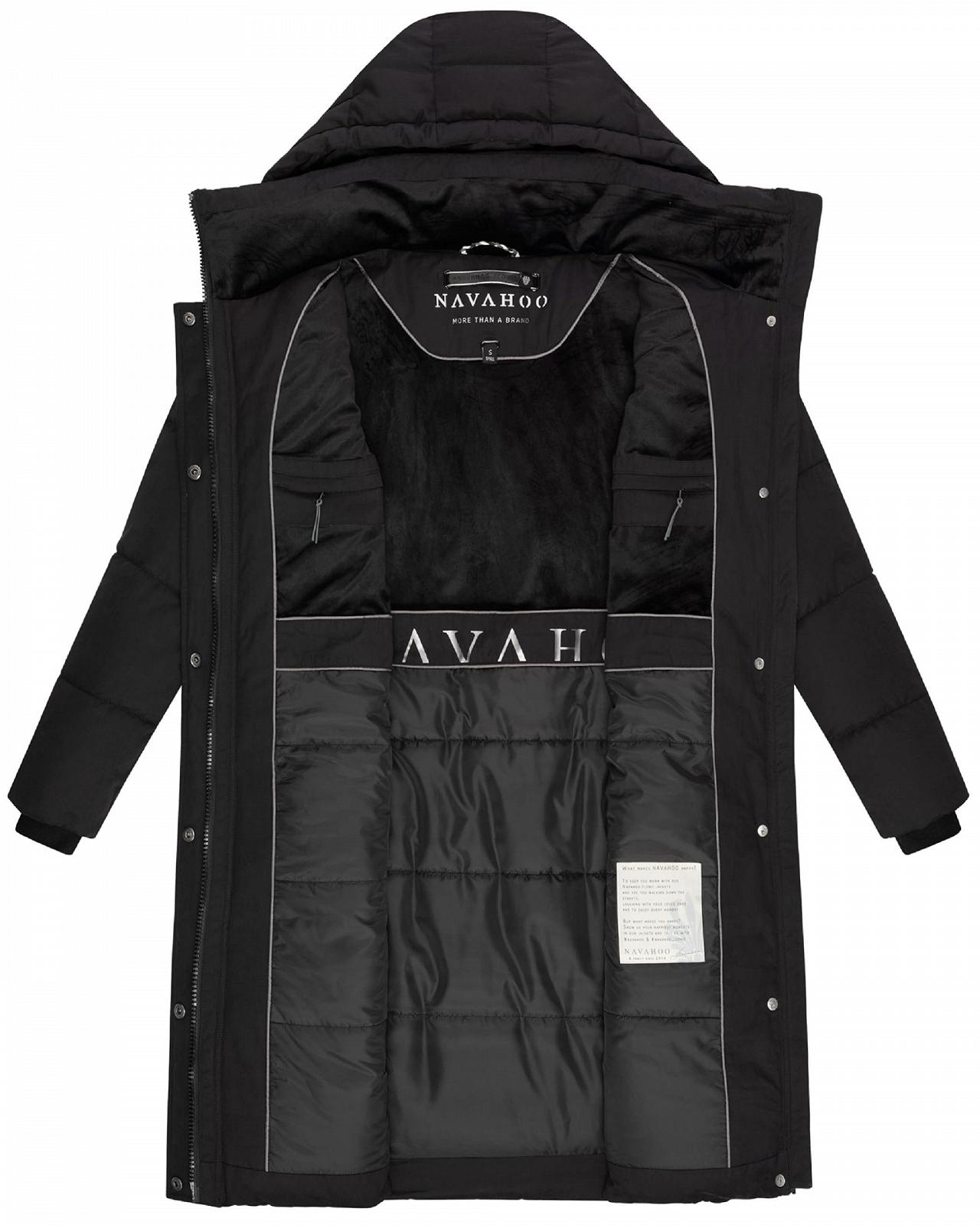 Пальто Navahoo Winter Dance 14, стьобане, зимове, тепле, з високим коміром і знімним капюшоном, фото №6