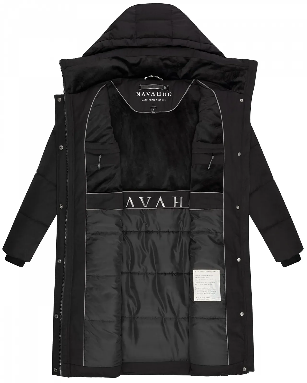 Пальто Navahoo Winter Dance 14, стьобане, зимове, тепле, з високим коміром і знімним капюшоном, фото №6