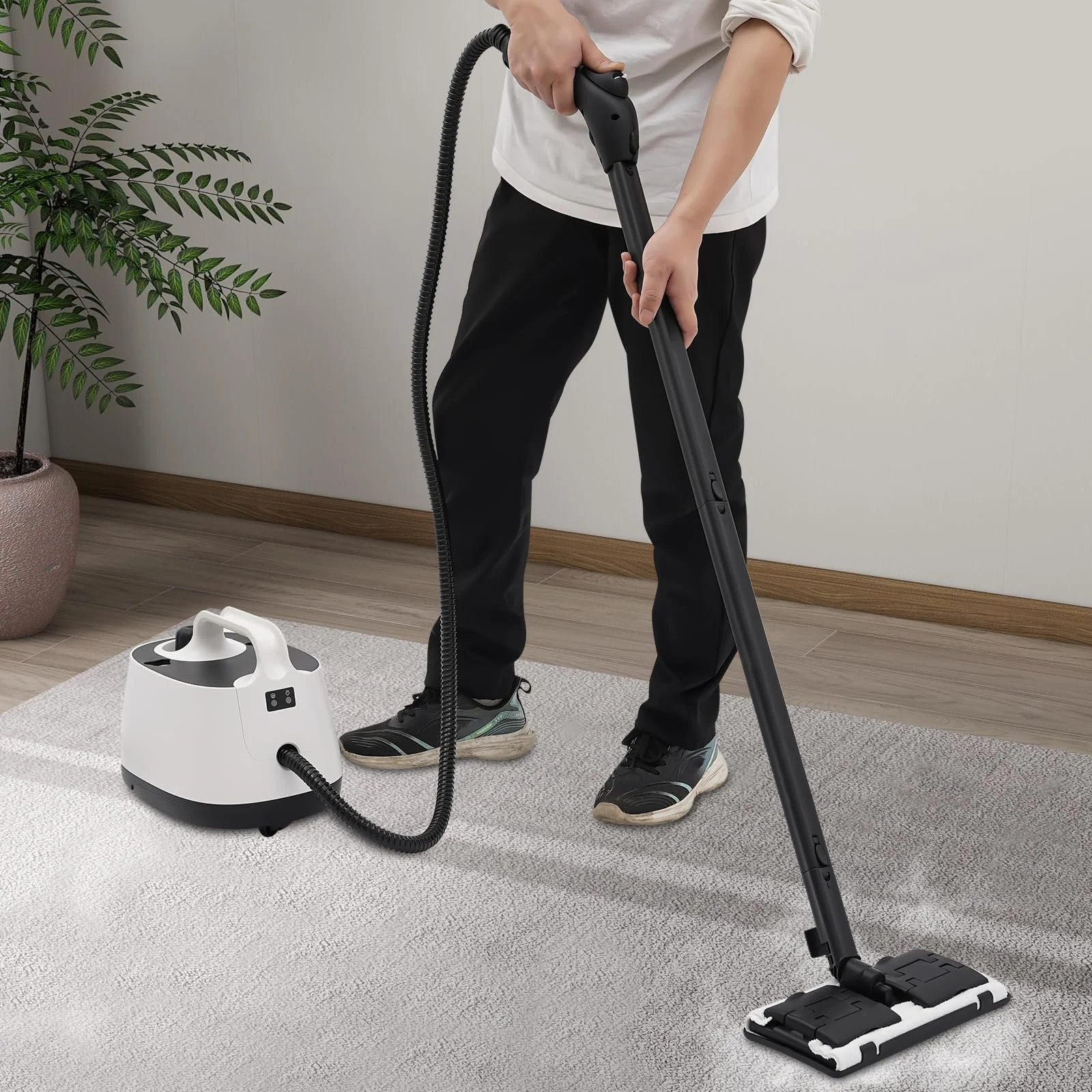 Пароочисник електричний переносний 2000 Вт 4 бар 1.3 л, фото №2