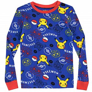 Пижама для мальчиков Pikachu Pokemon, Slim Fit, синяя synthetic.ua - Фото 1