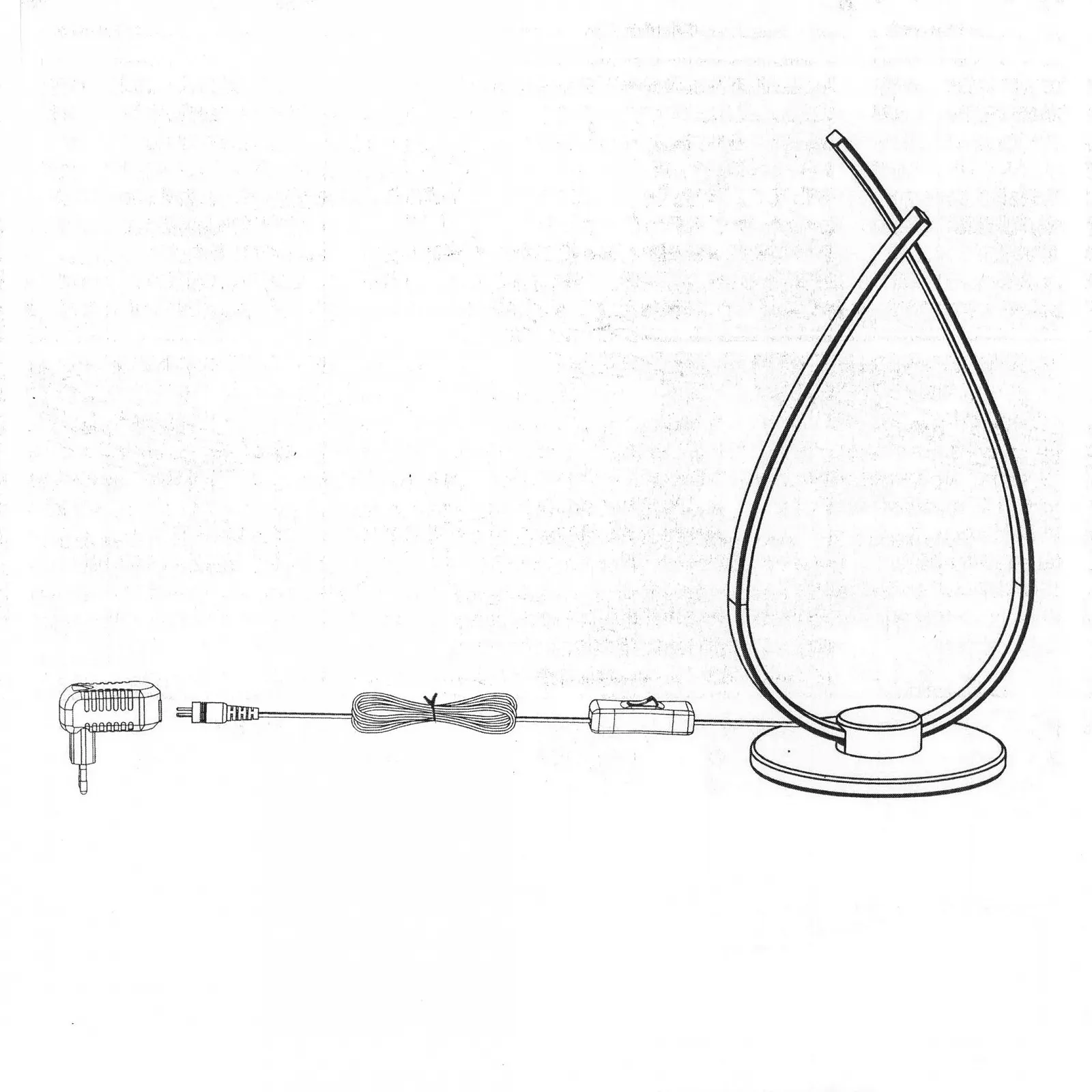 Настільна лампа EGLO алюміній 14 W хром, фото №7
