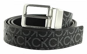 Ремень Calvin Klein CK Adj/Rev Vital Gift Set 35 мм W95 Черный / Classic Mono, Черный / Classic Mono - Фото 1