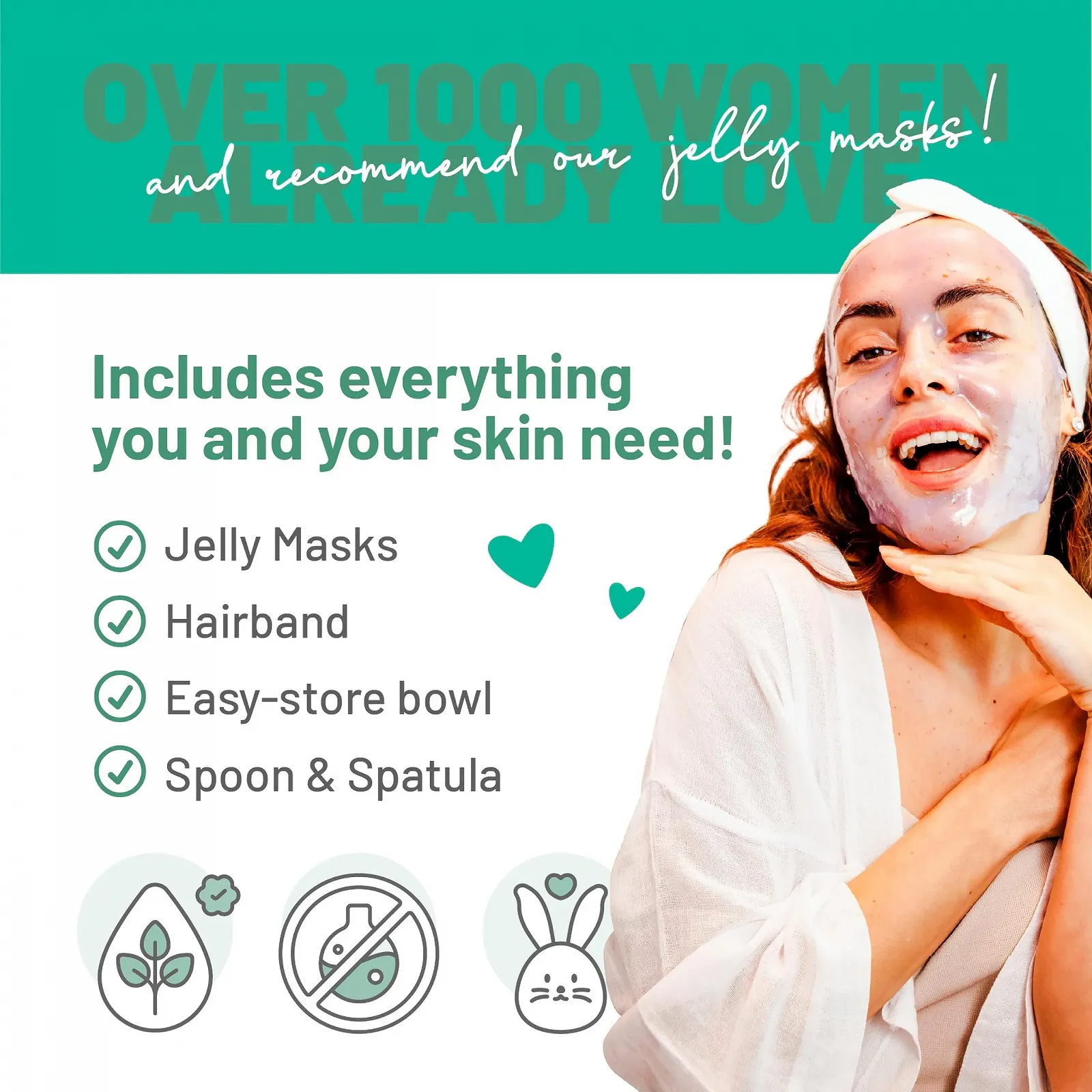 Маска для обличчя плівкова BRÜUN Peppermint Jelly Mask на 30-35 застосувань, фото №6