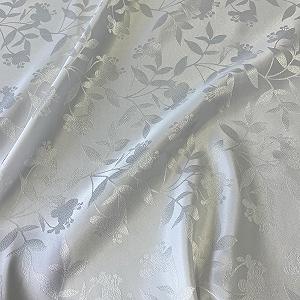 Скатертина CALITEX Damask 180 x 240 см овальна біла synthetic.ua - Фото 1