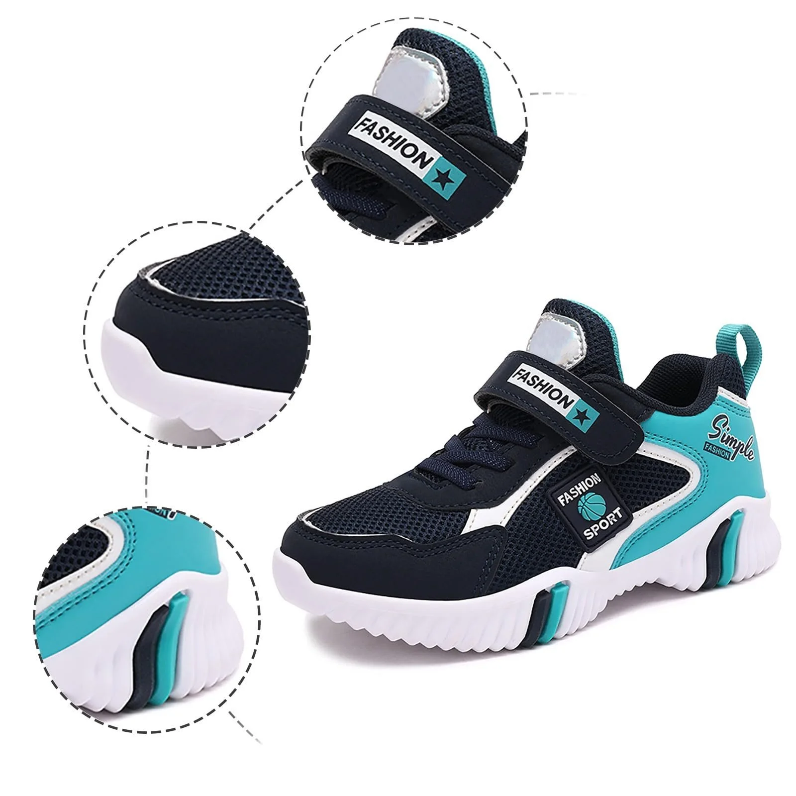 Кроссовки Детские Спортивные Легкие Нескользящие Унисекс, фото №2