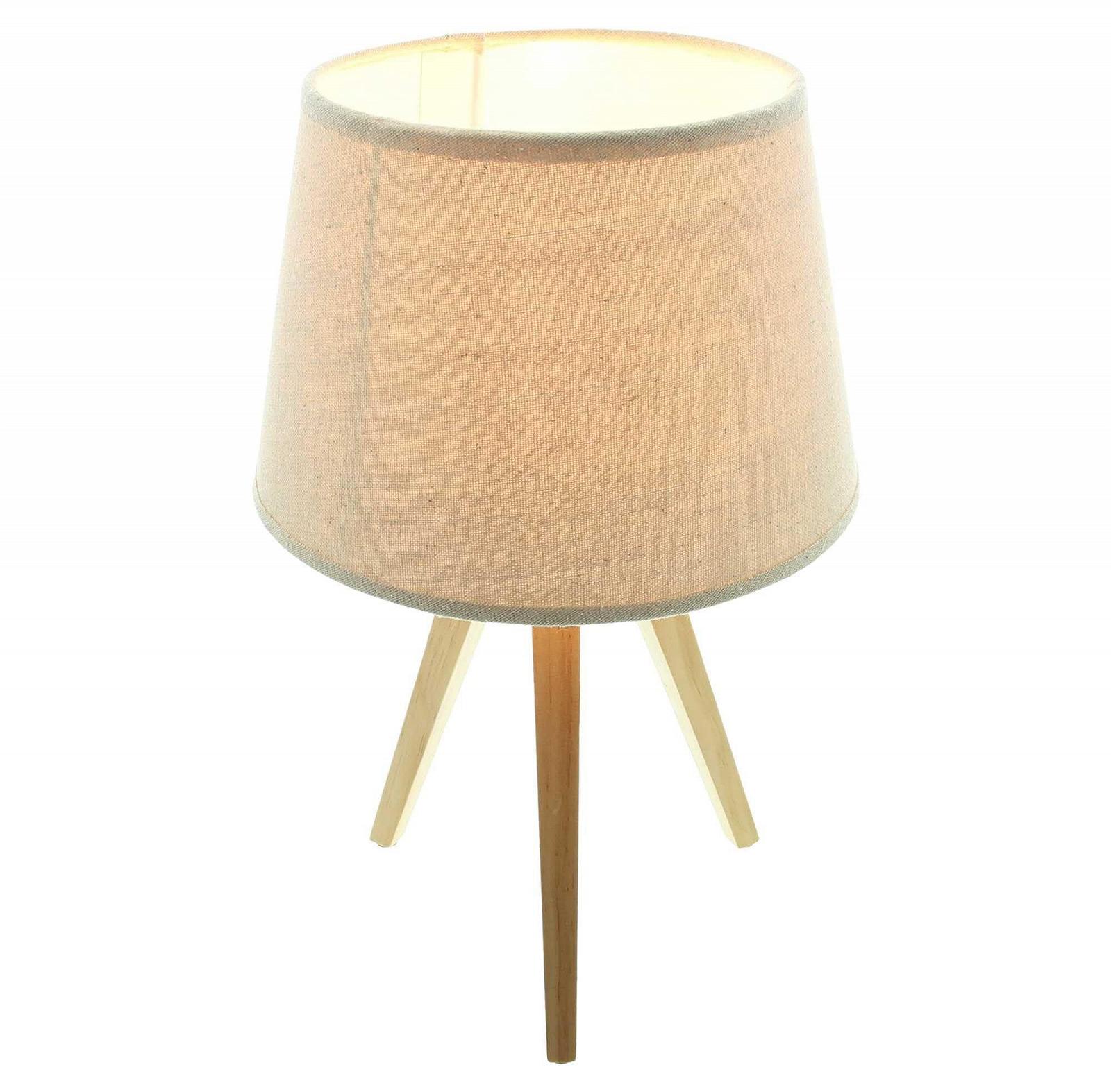 Настільна лампа Nature Дерево Поліестер Діаметр 24 x 38 см Кабель 160 см E14 40 Вт, фото №3