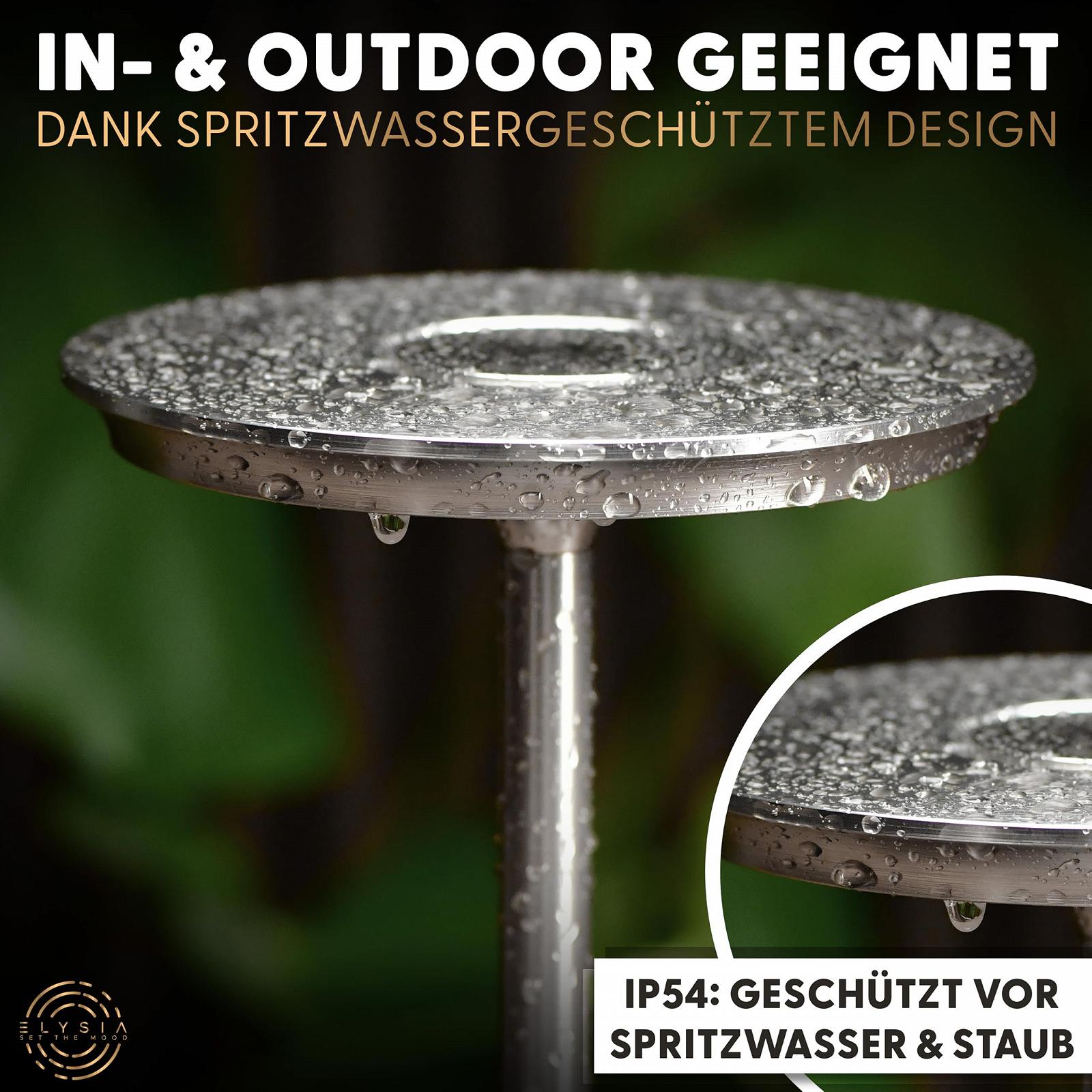 Настільна лампа ELYSIA LED Battery Dimmable USB-C IP54 Срібляста, фото №7