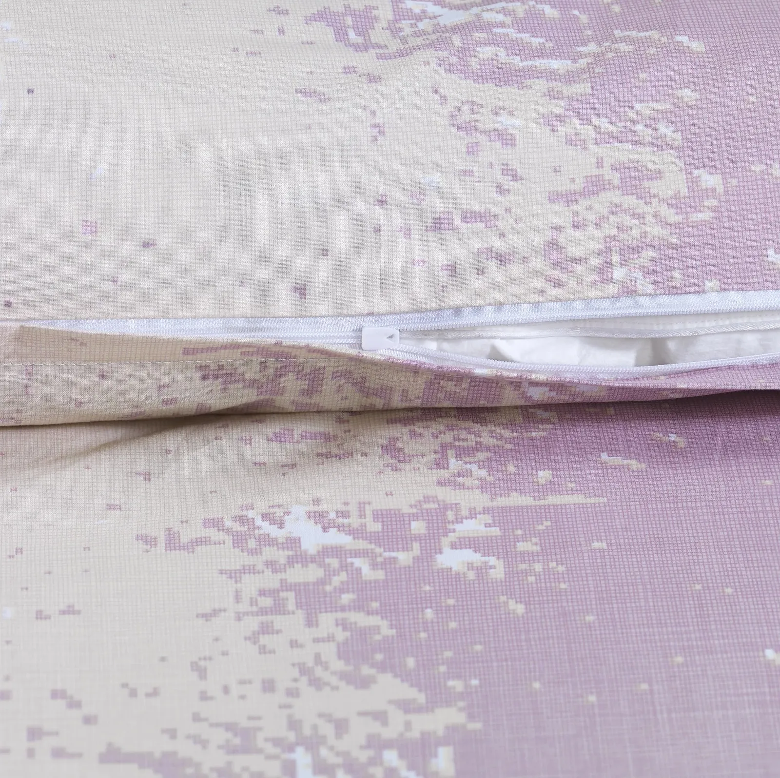 Комплект постільної білизни BaSaTex Flavio 4 предмети 100% бавовна 2 x 135 x 200 см + 2 x 80 x 80 см на блискавці, фото №3