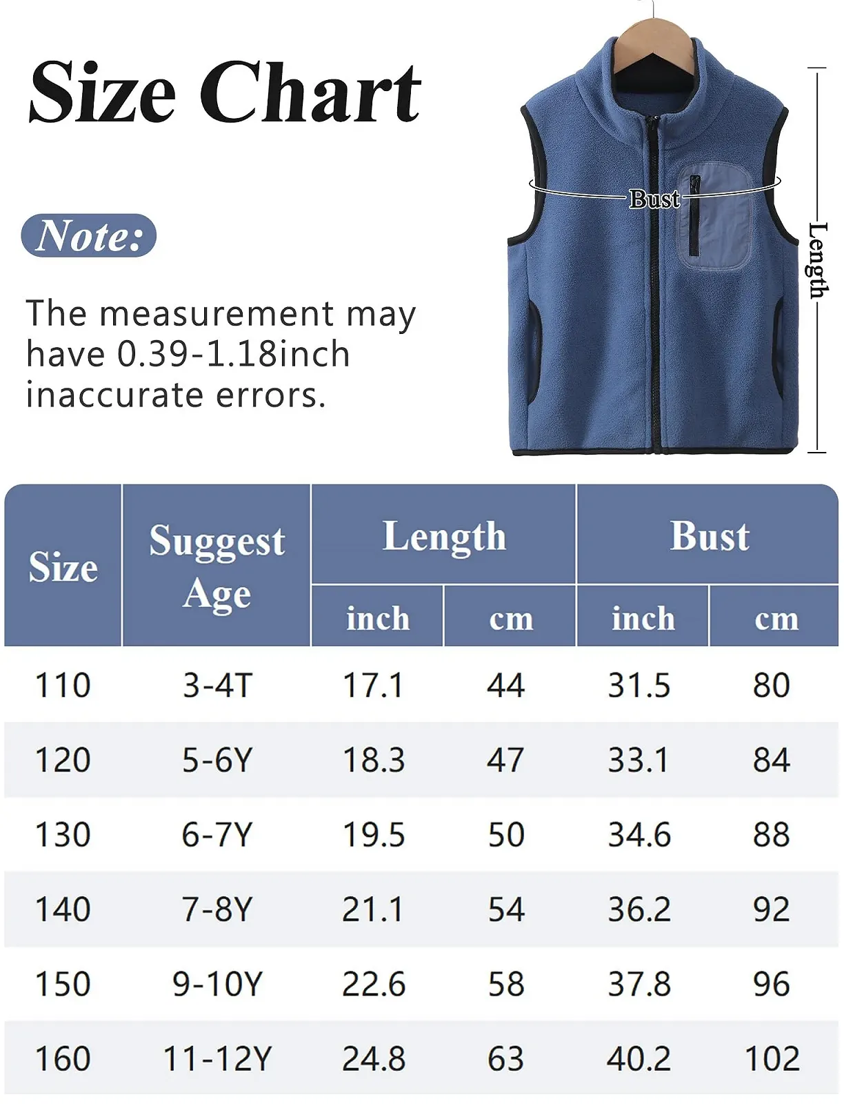 Флісовий жилет NEAWEALY для дітей, для хлопчиків і дівчаток, фото №6 Флісовий жилет NEAWEALY для дітей, для хлопчиків і дівчаток, фото №6