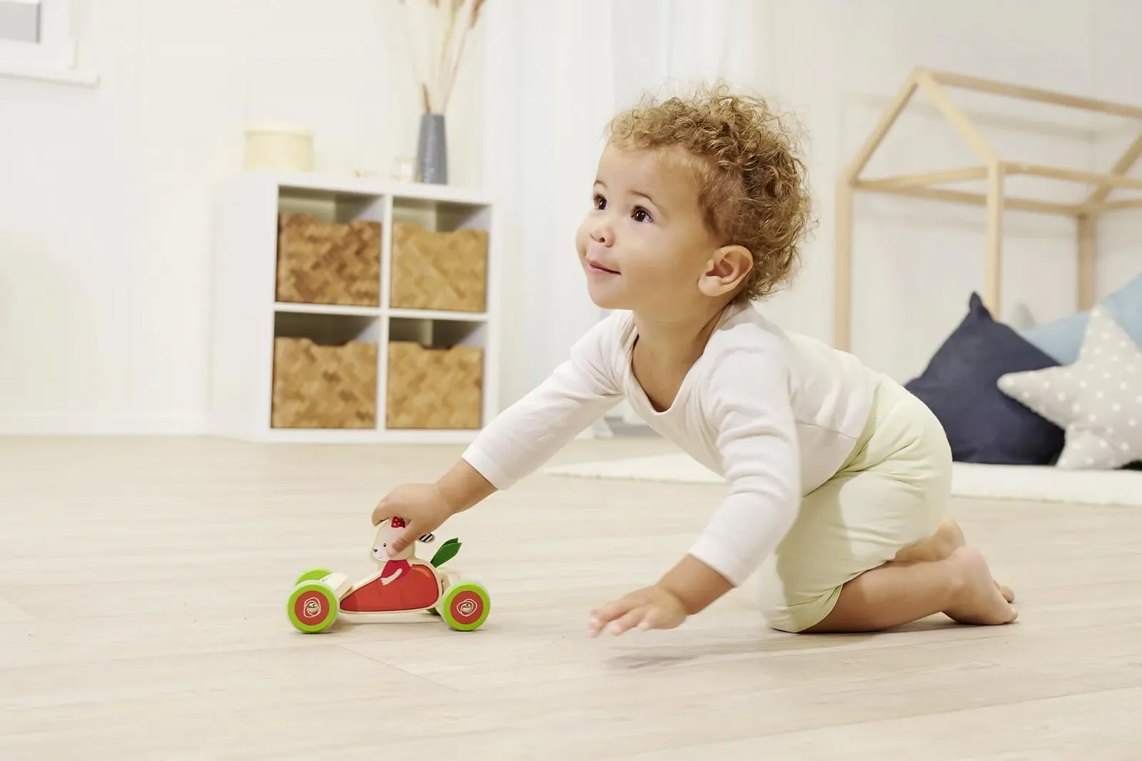 Натискний транспортний засіб Eichhorn Морквина з мишкою 16 см, фото №3