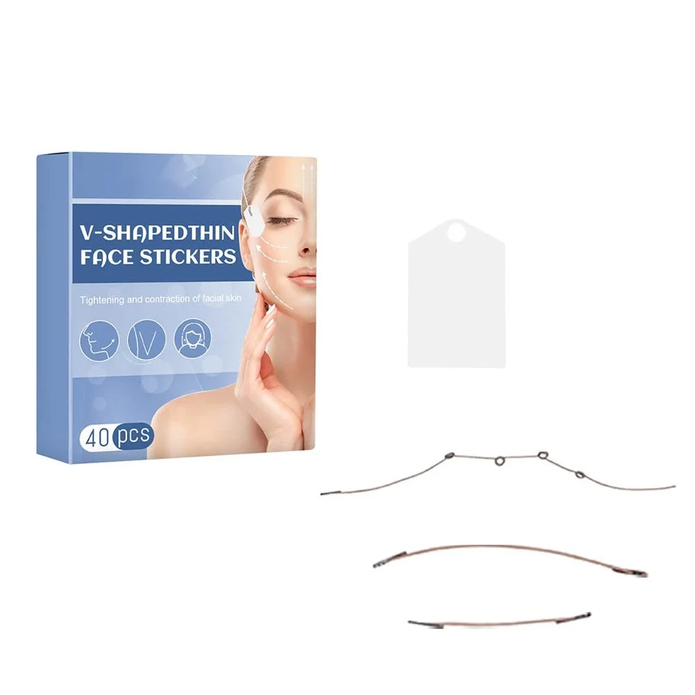 Набір стрічок для підтяжки обличчя 40 шт, фото №9