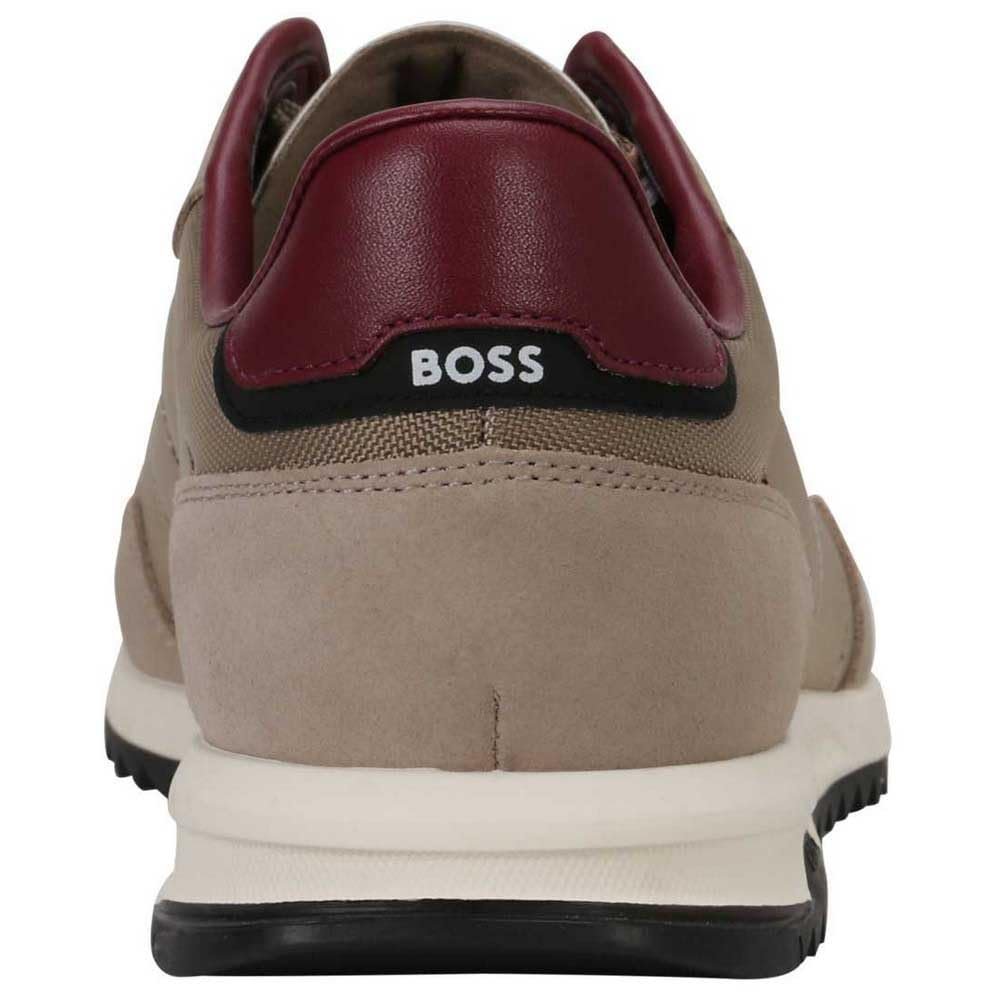 Кросівки BOSS Zayn Lowp Lace-Up з текстурованої тканини із замшевими деталями, фото №4