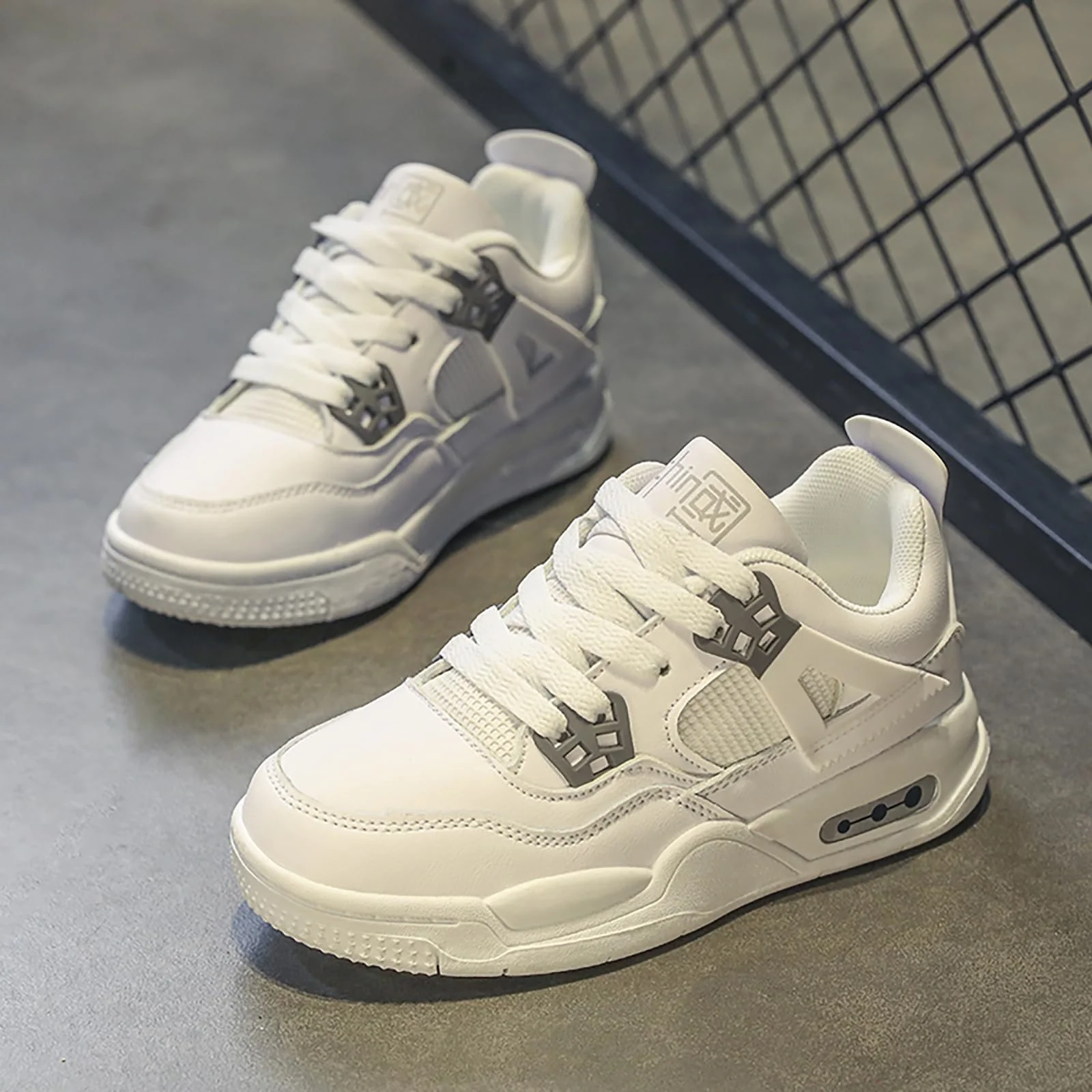 Дитячі баскетбольні кросівки Спортивне взуття для хлопчиків і дівчаток для ходьби Ретро Нековзні, фото №3