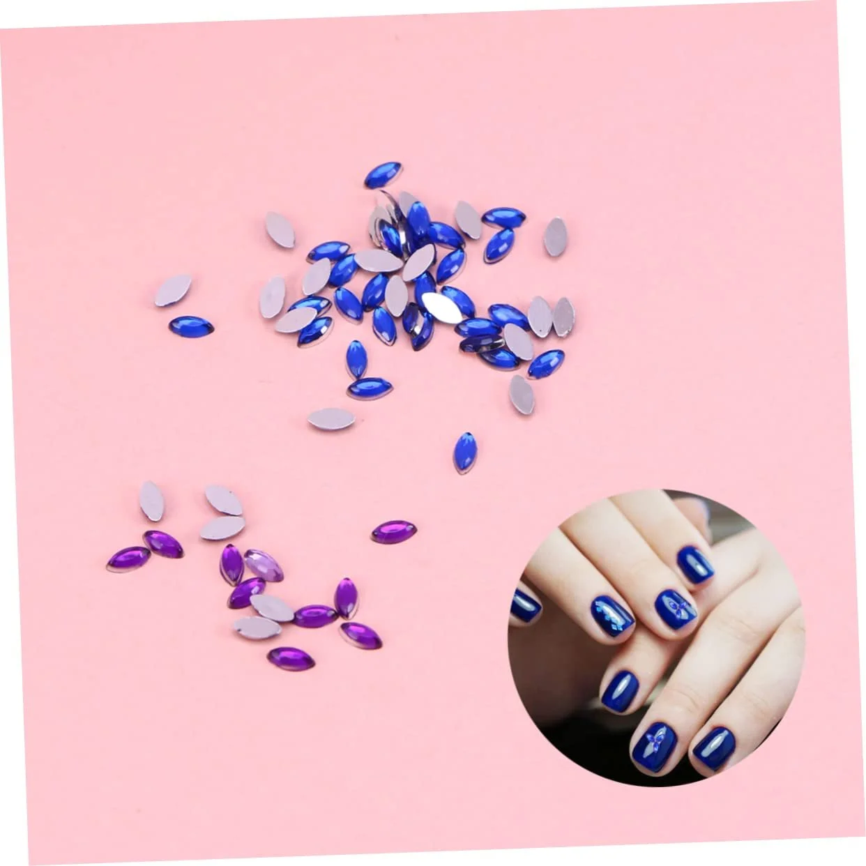 Стразы для ногтей POPETPOP 1 коробка 12 цветов Хрустальные украшения для ногтей, фото №3