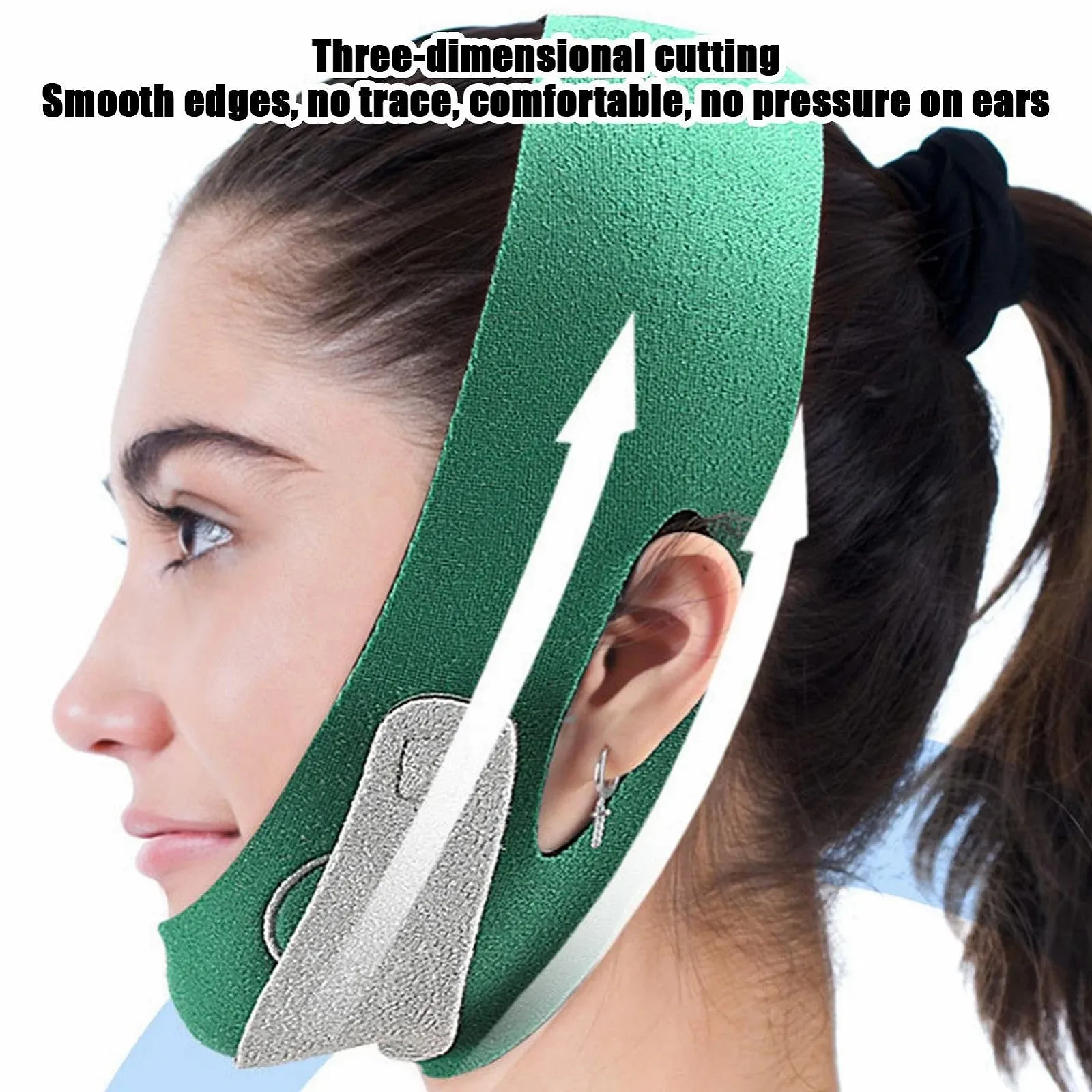 Маска V Linee Lifting - Многоразовая V-Line | Маска для подтяжки V-Line с ремешком для подбородка | Ремень для похудения лица, уменьшающий двойной подбородок, для подтяжки лица V-образной формы, фото №2