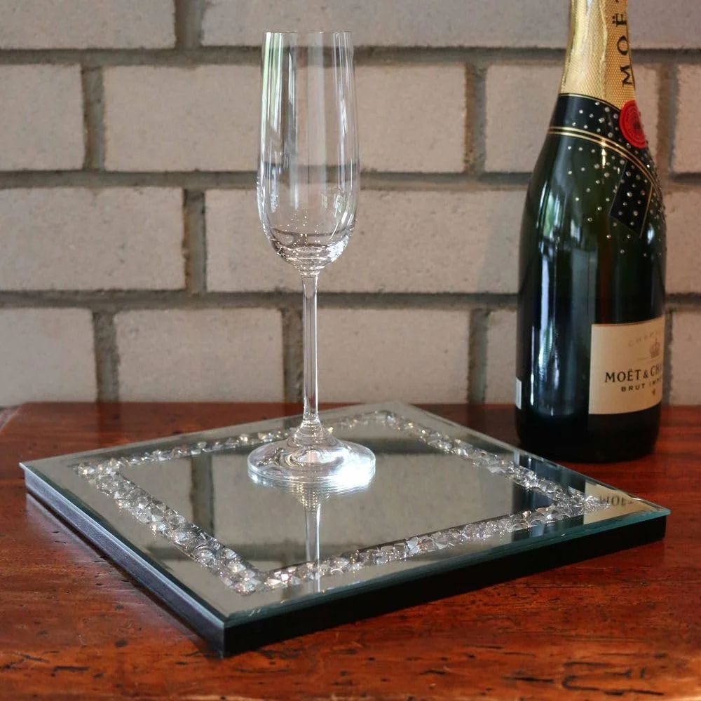 Декоративный поднос Зеркало Formano Камни, фото №3