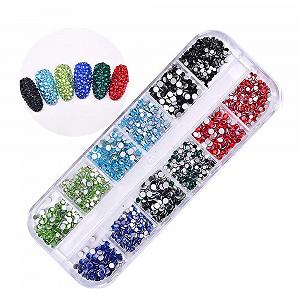 Стрази Різні Розміри та Кольори, 1 упаковка - Фото 1