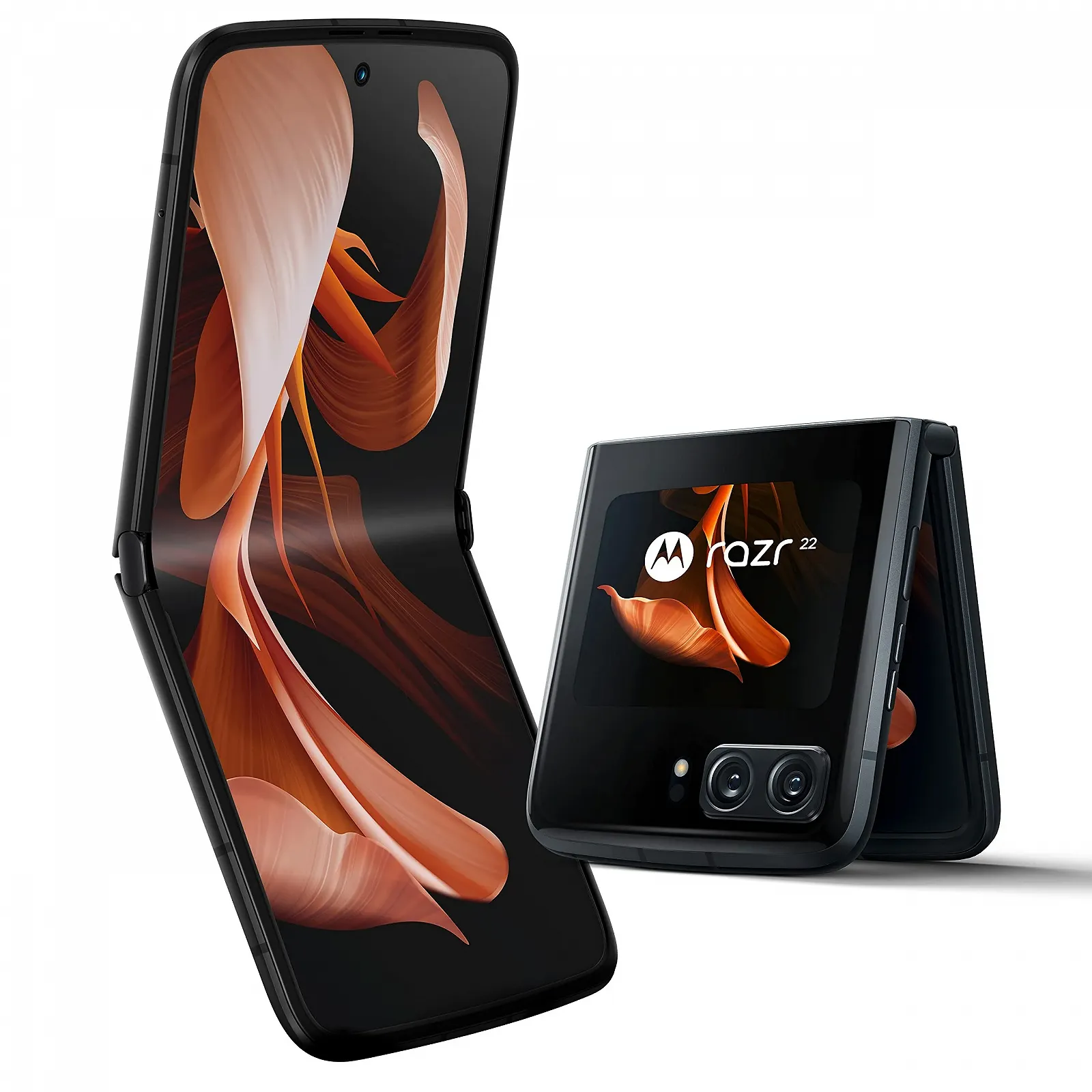 Смартфон Motorola razr 2022 Flip 6.7"/2.69" FHD+ 50 Мп 8/256GB 3500 мАч Android 12 с защитным чехлом Satin Black, фото №1 Смартфон Motorola razr 2022 Flip 6.7"/2.69" FHD+ 50 Мп 8/256GB 3500 мАч Android 12 с защитным чехлом Satin Black, фото №1
