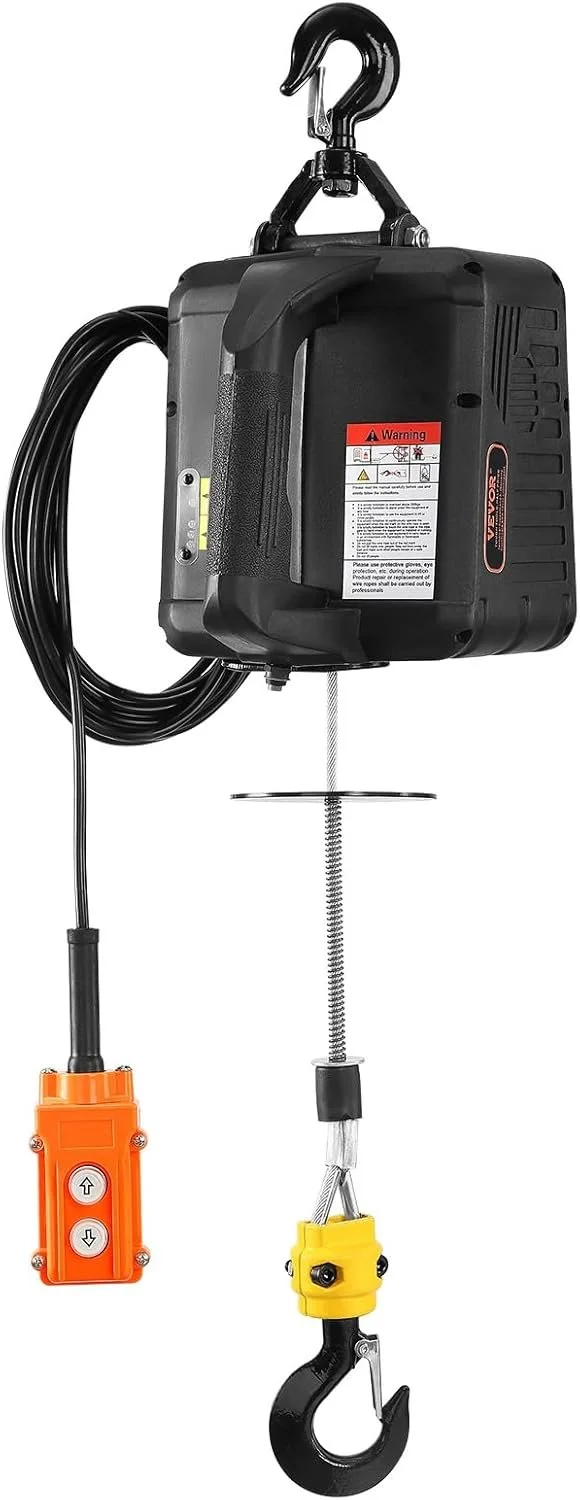 Дистанционная электрическая портативная лебедка VEVOR 500-А 3-в-1 / 500 кг / 1500 Вт, фото №2 Дистанционная электрическая портативная лебедка VEVOR 500-А 3-в-1 / 500 кг / 1500 Вт, фото №2