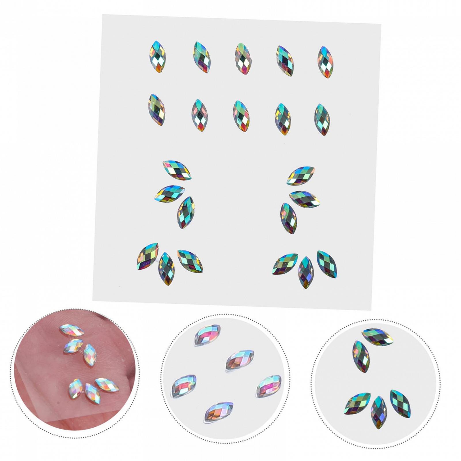 Наклейки зі стразами Healeved, 10 аркушів, фото №9