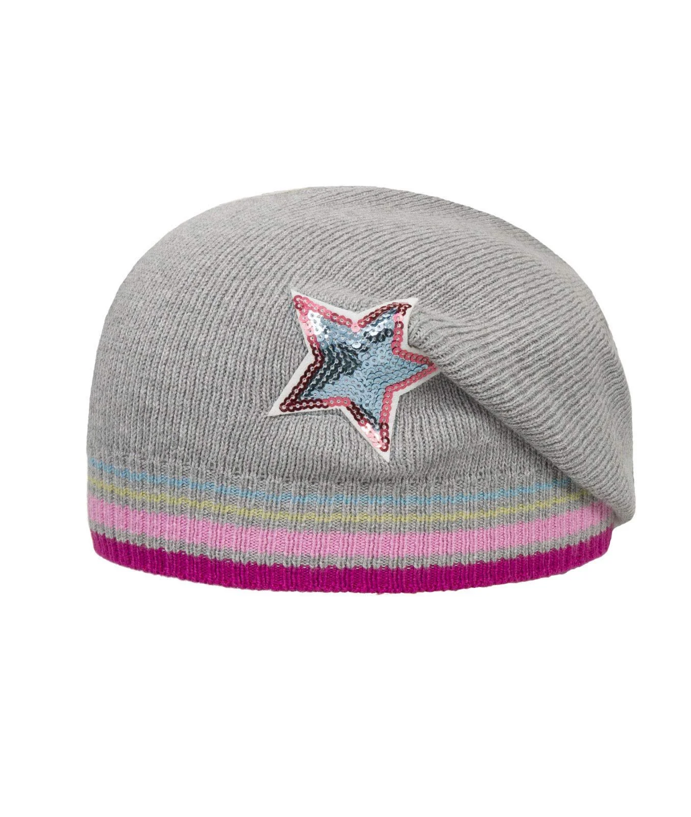 Вязаная шапка Döll Bohomütze с нашивками, фото №1