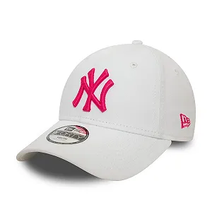 Кепка New Era 9Forty New York Yankees детская White/Pink - Фото 1