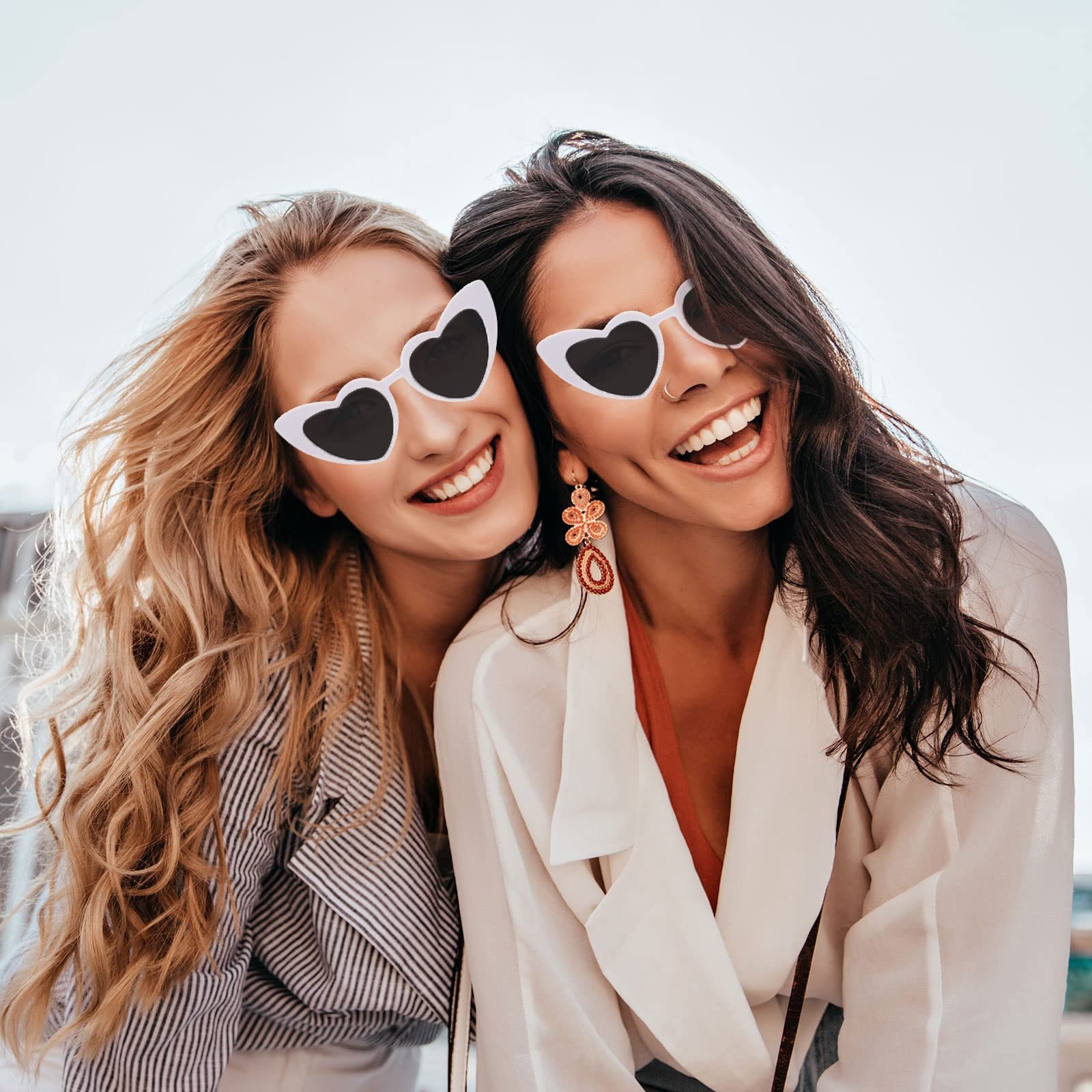 Сонцезахисні окуляри у формі серця TSHAOUN Вінтаж, 4 шт., фото №7