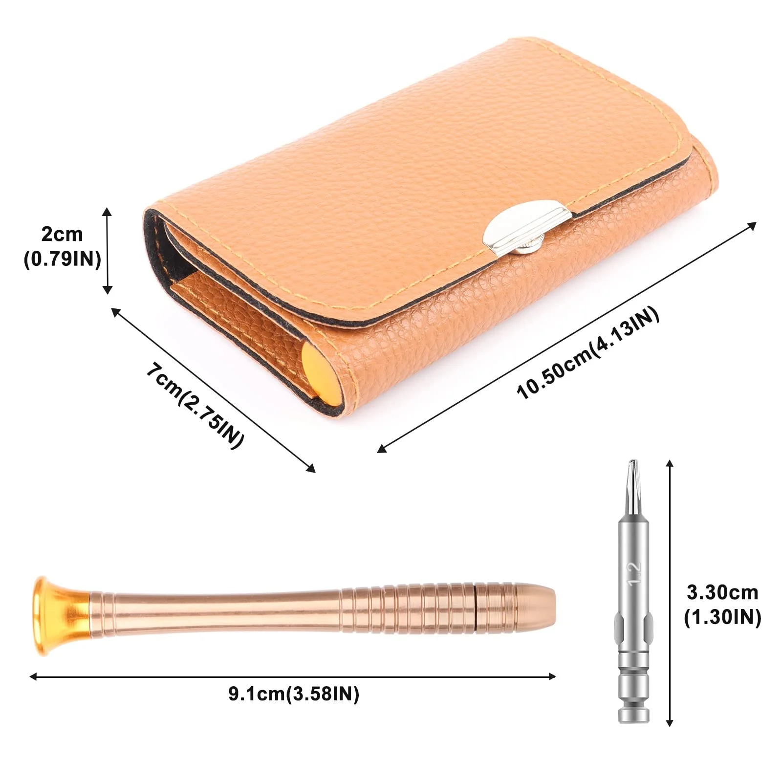 Набір викруток UKOFEW Precision Mechanics 25 in 1 з шкіряним футляром, фото №3