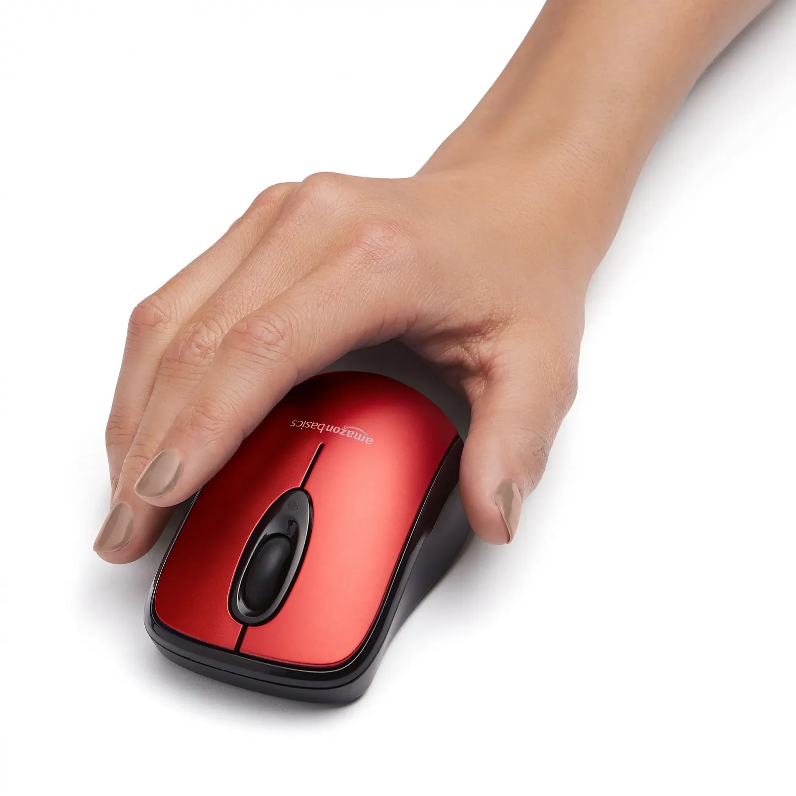 Мышь Беспроводная Amazon Basics Красный, фото №5 Мышь Беспроводная Amazon Basics Красный, фото №5