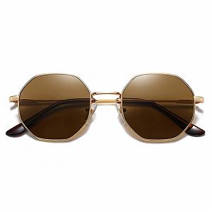 Солнцезащитные очки Шестиугольные H HELMUT JUST для мужчин и женщин, поляризованные зеркальные и тонированные линзы. synthetic.ua - Фото 1