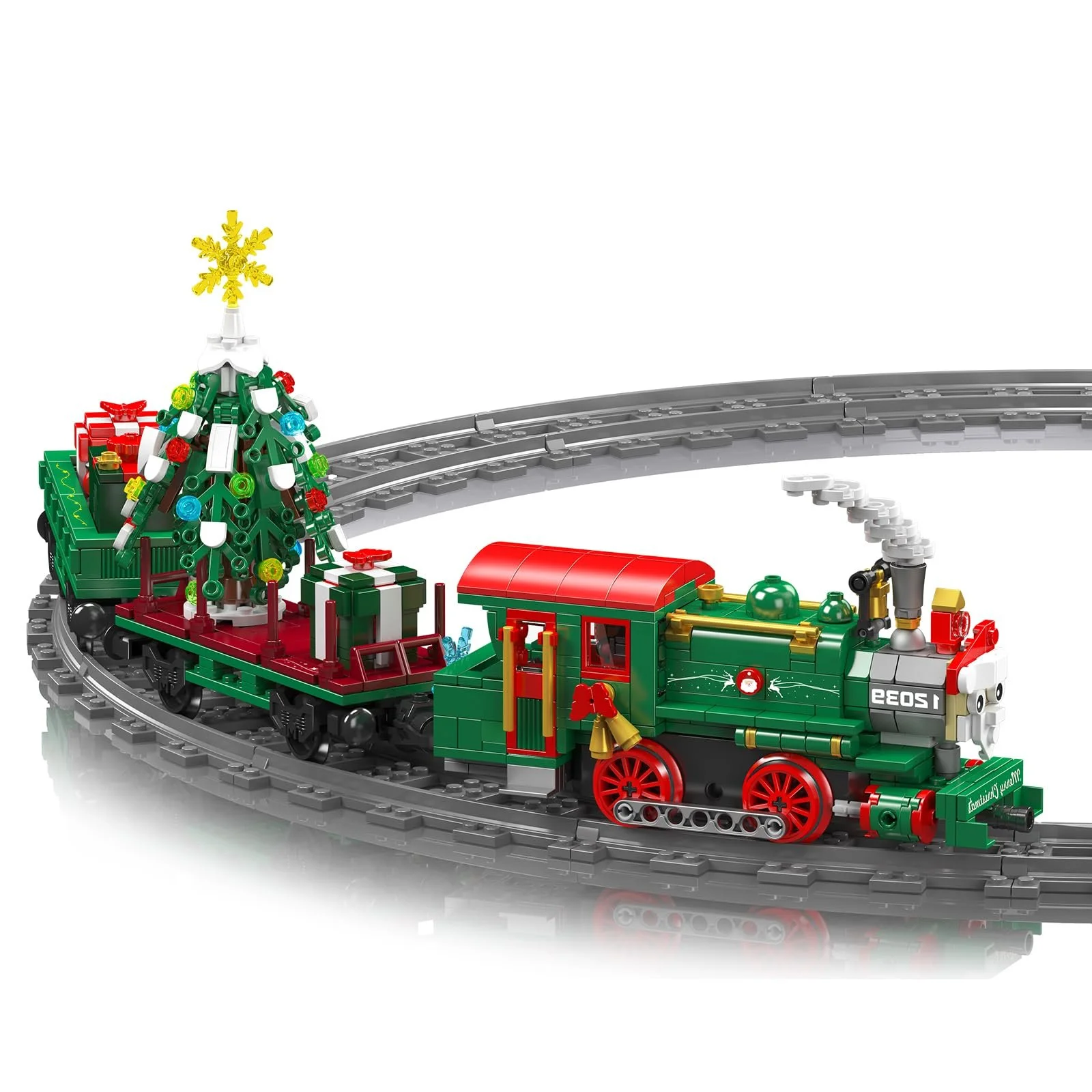 Конструктор Потяг Mould King Technik 12039 Різдвяний 922 деталі, фото №4