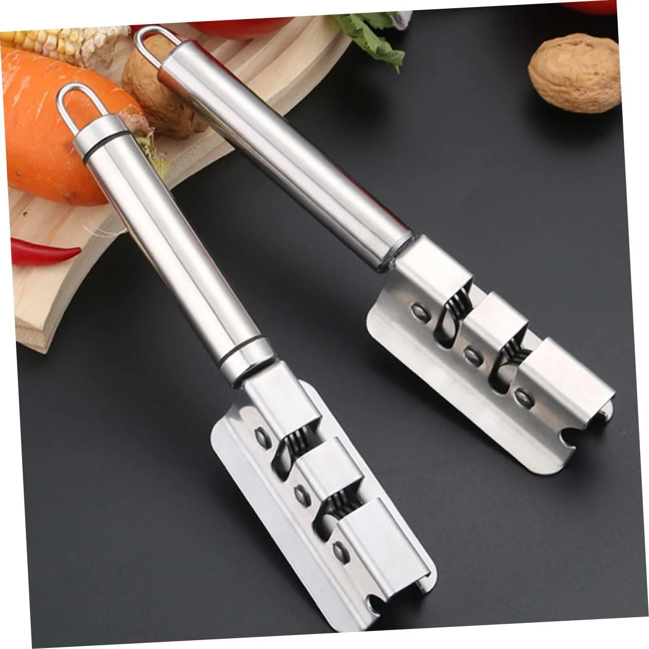 Точилка для ножів ERINGOGO Edelstahl ергономічна з подвійною лінією заточування, фото №5