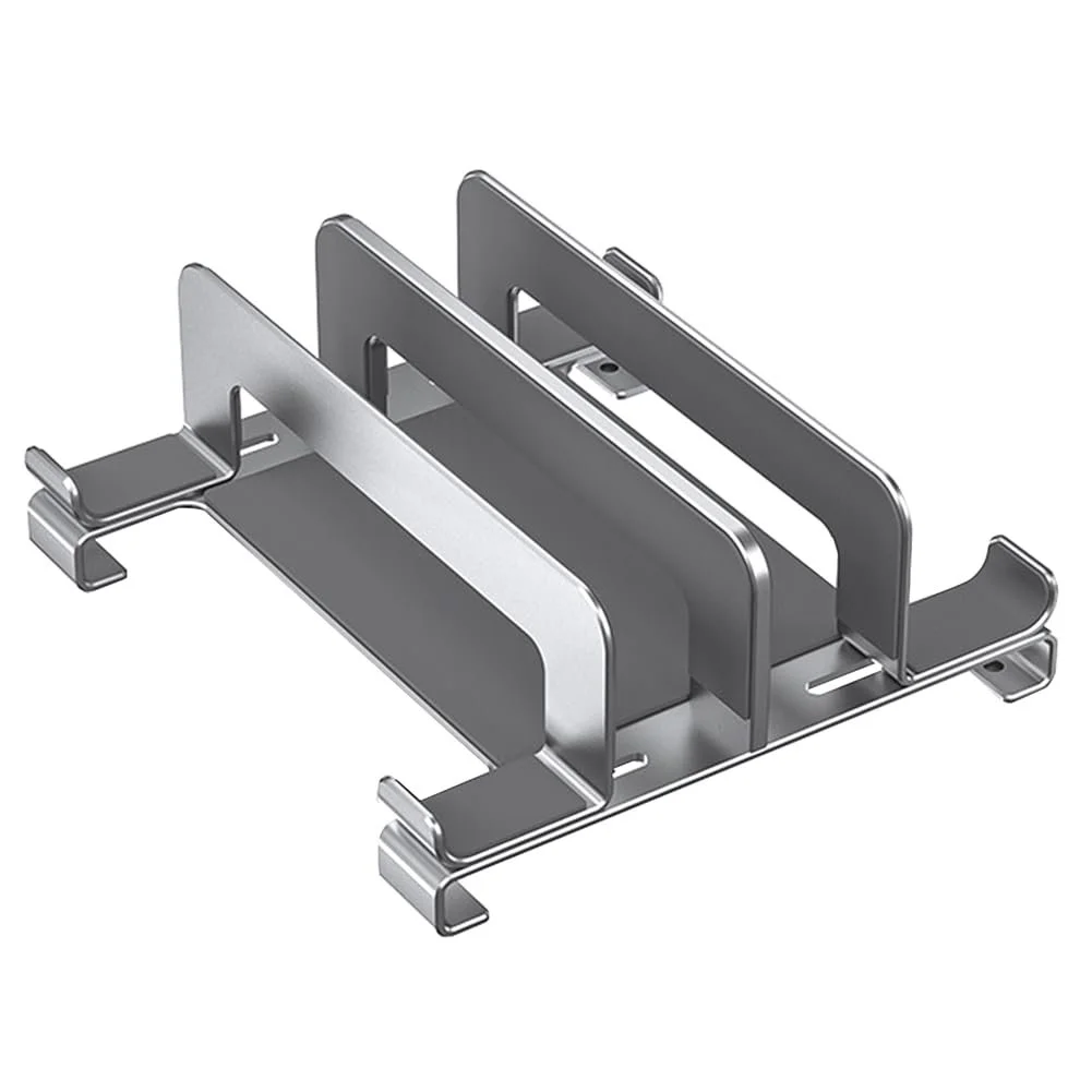 Подставка для ноутбука Вертикальная Регулируемая для стола Док-станция для ноутбука Компактная Серебристая, фото №1