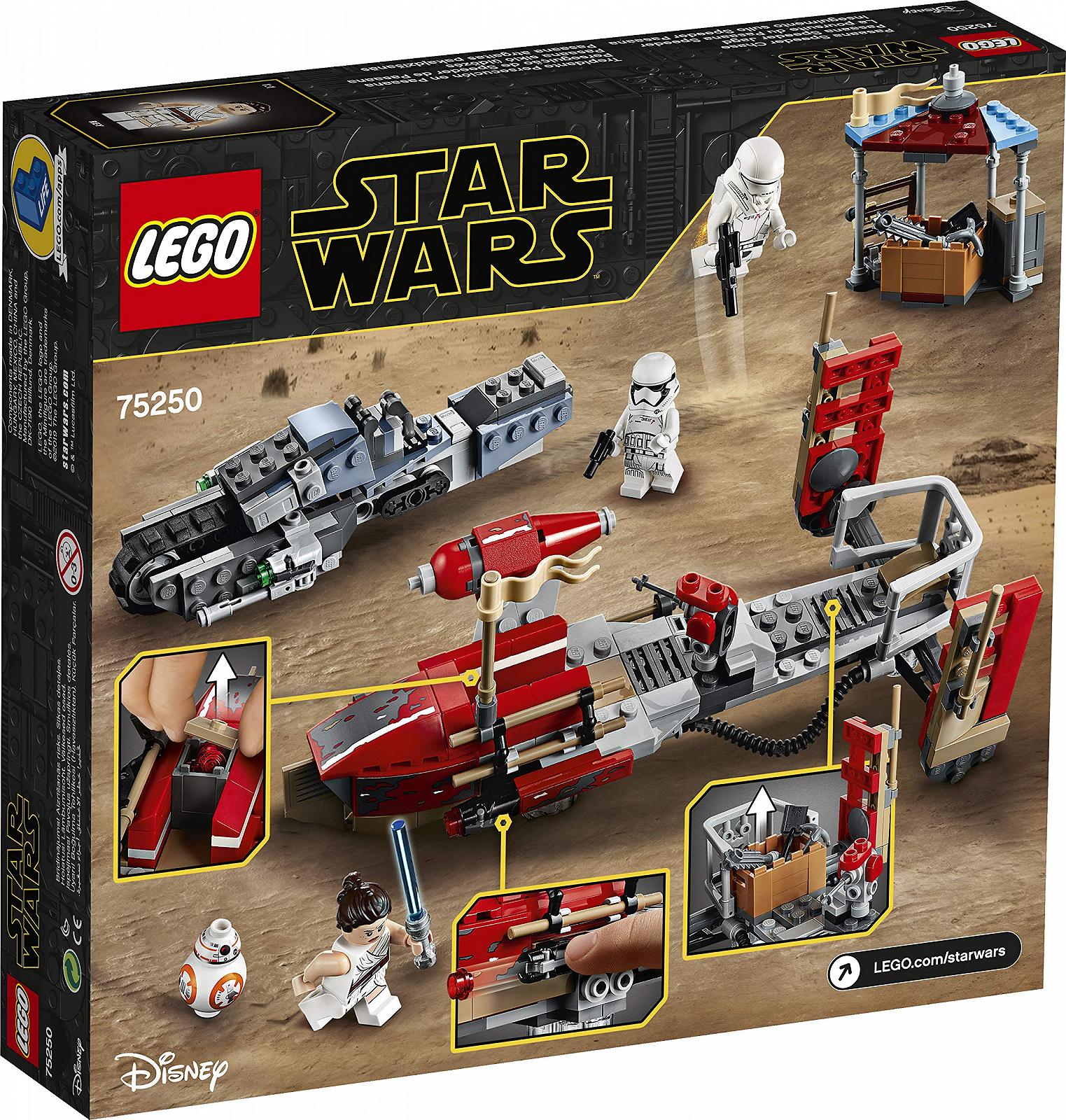 Игровой набор LEGO Star Wars 75250 Пасаанская погоня на спидерах, разноцветный, фото №6