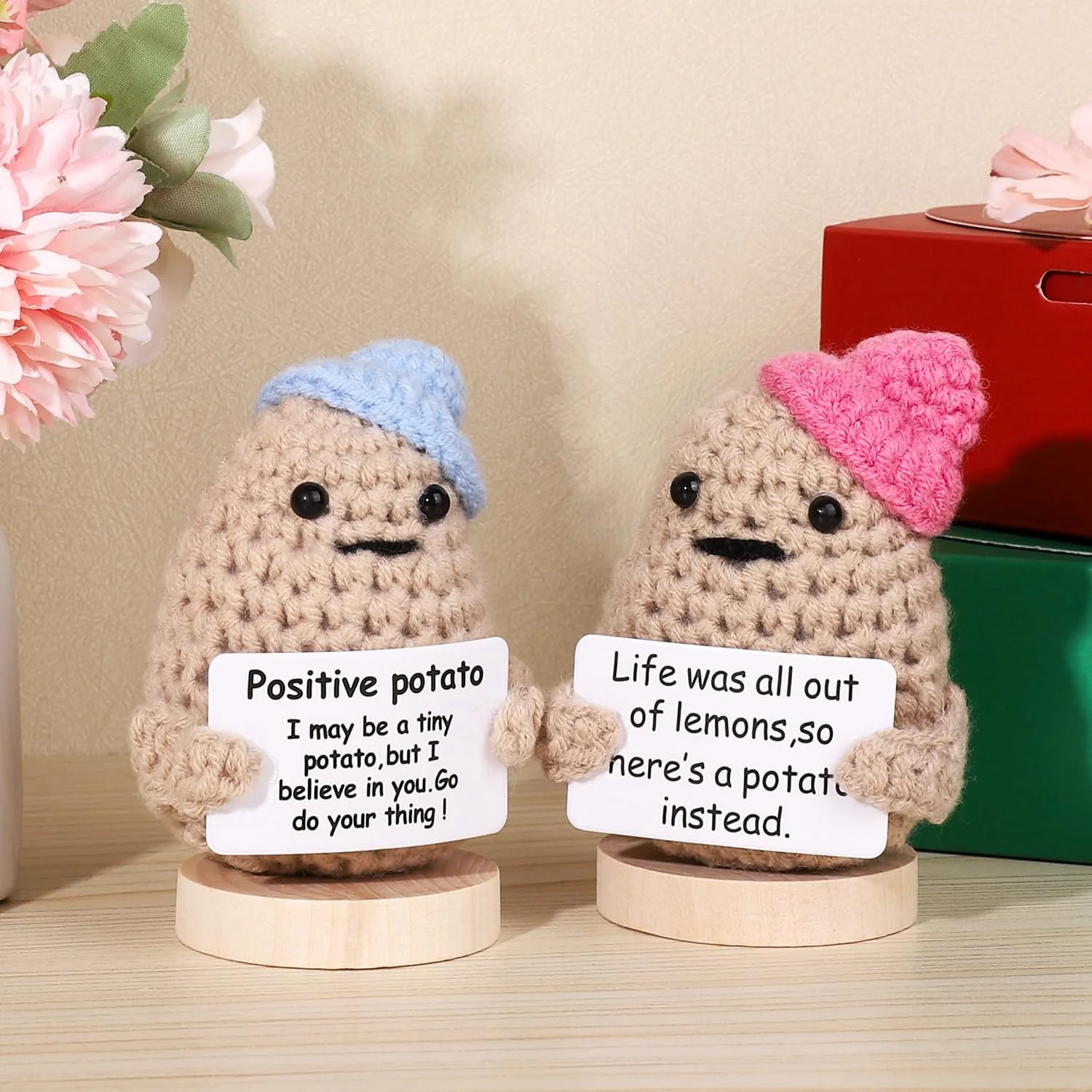 Набір в'язаних картопель Positive Potatoes 9 см пара, фото №4 Набір в'язаних картопель Positive Potatoes 9 см пара, фото №4