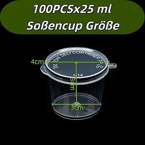 Маленькі пластикові баночки з кришками 100 шт. 1 oz / 25 мл ціна на synthetic.ua - Фото 1 Маленькі пластикові баночки з кришками 100 шт. 1 oz / 25 мл synthetic.ua - Фото 1