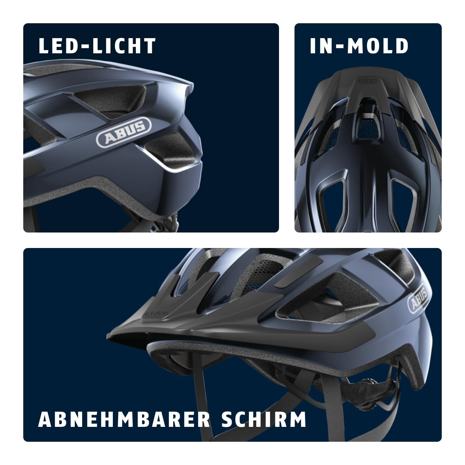 Шлем ABUS Aduro 3.0 LED Велосипедный, фото №4