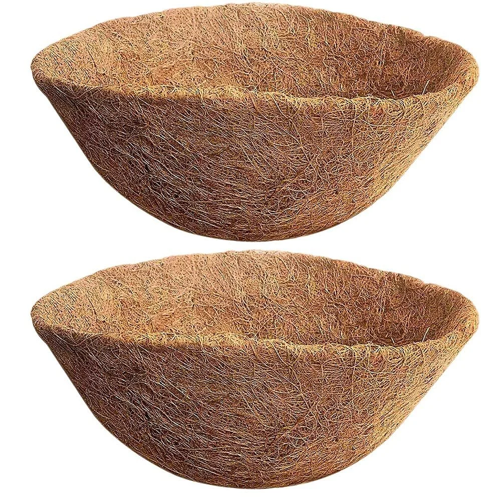 Вкладыши для подвесной корзины 2 шт. 20 см Кокосовое волокно, фото №1 Вкладыши для подвесной корзины 2 шт. 20 см Кокосовое волокно, фото №1