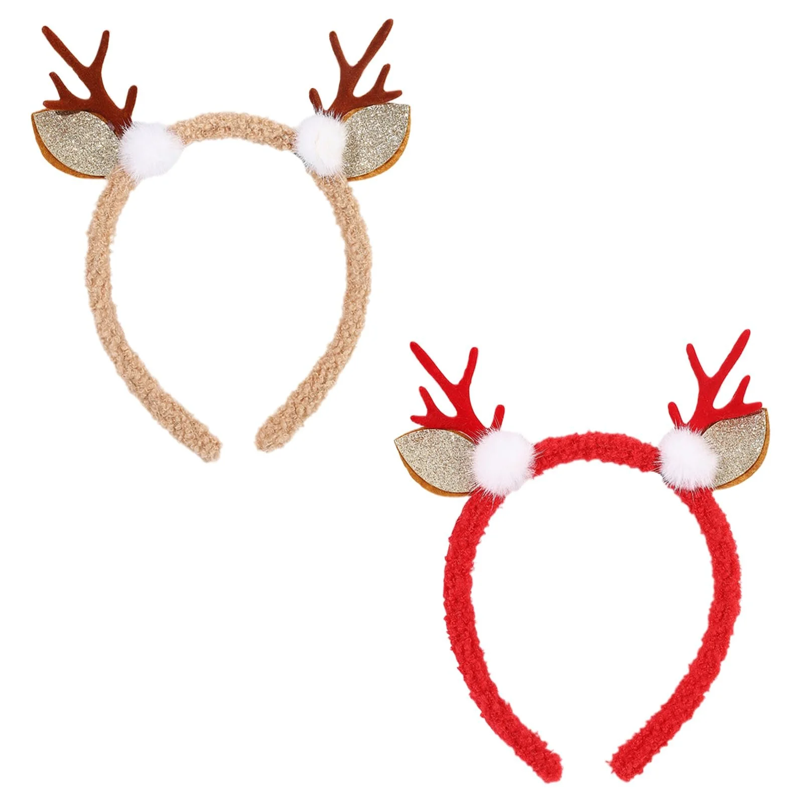 Набір з 2 Різдвяних обручів на голову, фото №1