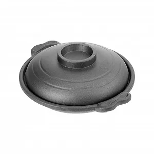 Кастрюля (Dutch Oven) керамическая антипригарная 18 см для индукционных плит с крышкой - Фото 1