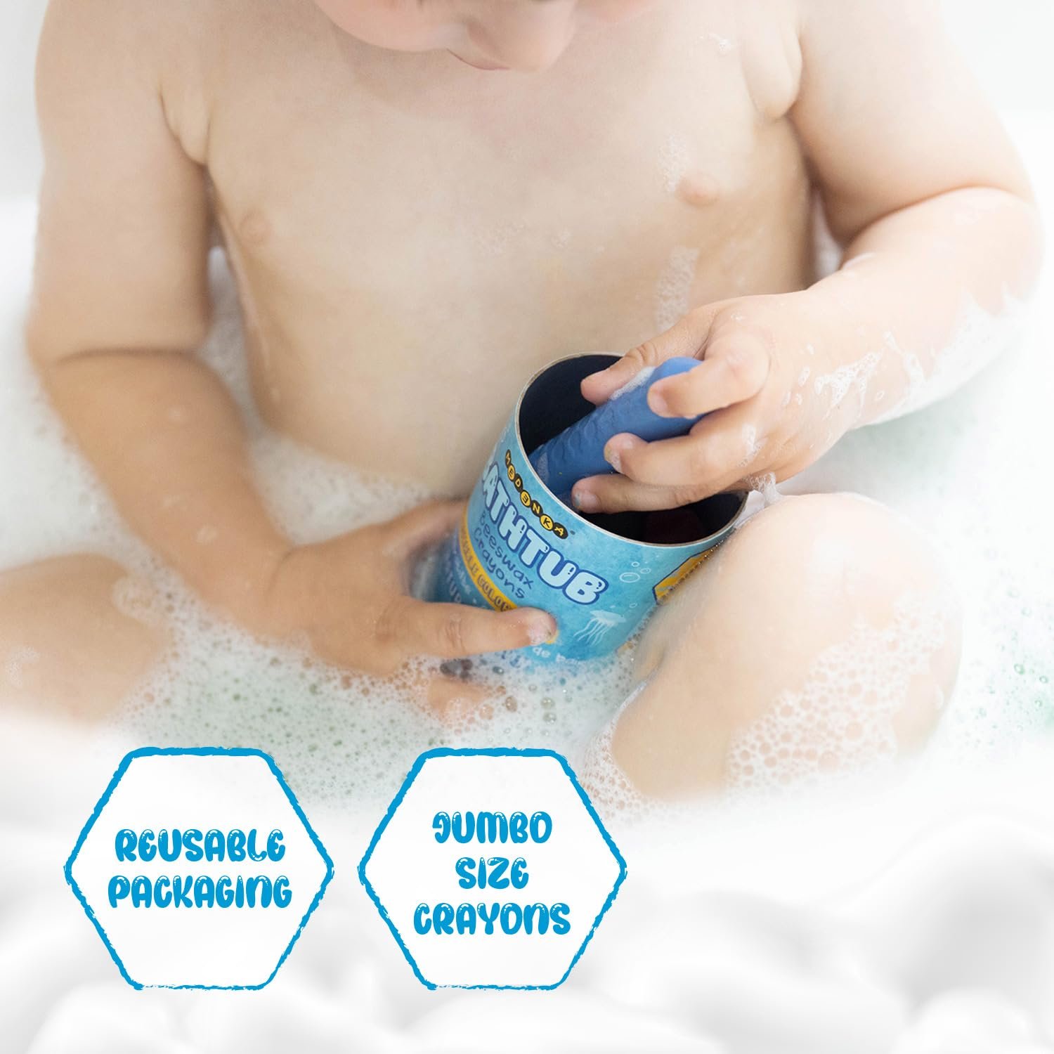 Олівці для ванни European Beeswax 7 кольорів, фото №3