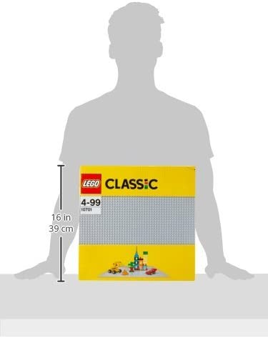 Конструктор LEGO Classic Extra Large Base Building Plate Сіра платформа, фото №8