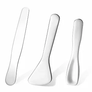 Шпатели simarro 3 шт. металлические изогнутые 6-8 см - Фото 1
