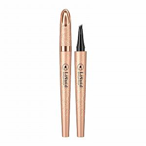 Олівець для брів Liquid Sweatproof Four Prongs 0.4 мл Сірий - Фото 1