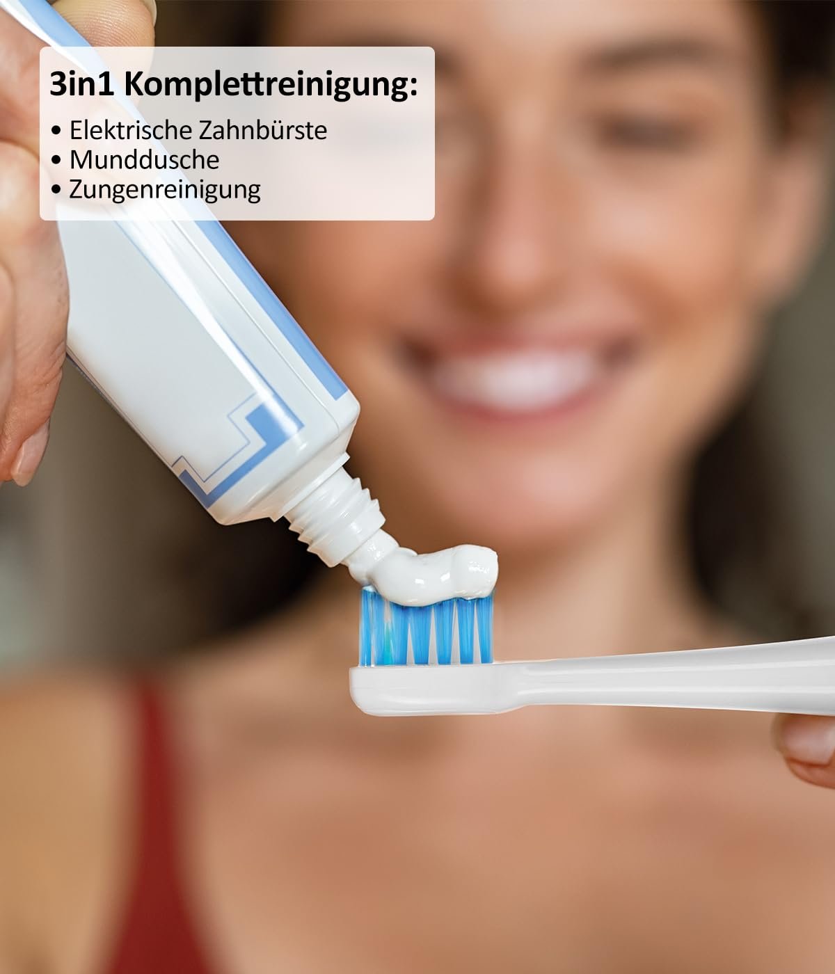 Електрична зубна щітка Genius Dental Hydro Fusion 2-in-1 13 предметів 3 режими 5 рівнів тиску води Акумуляторна, фото №8