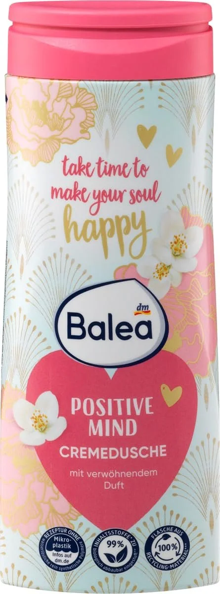 Набір Balea для догляду за шкірою: Денний крем Beauty Expert Anti-Ageing (50 мл) + Крем-гель для душу Positive Mind pH нейтральний (300 мл), фото №6